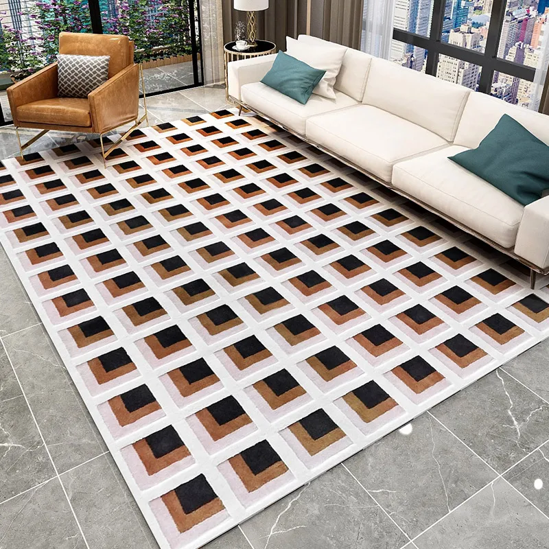 100% Новая Зеландия шерсть ручной работы геометрический ковер в розовом цвете пост