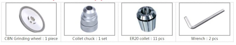MR-13D 3~ 13 мм сверла точилка шлифовальный станок+ 1 шт. шлифовальный круг для сверл из быстрорежущей стали+ 11 шт. ER20 цанги