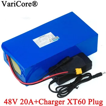 

VariCore 48V 20ah 13s6p Lithium Battery Pack 48V 20AH 2000W electric bicycle battery Built in 50A BMS XT60 plug+54.6V Charger