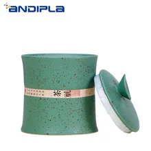 Винтаж Керамика контейнеры для чая золотого песка глазурованный чайный набор Caddy китайский чайный набор кунг-фу Кофе орех, конфета бак для хранения для специй, домашний декор