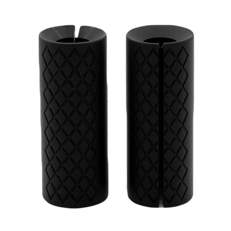 1 Pcs New Practical Thick Dumbbell Barbell Grips Durable Silicone Anti-Slip Gym Fitness Weightlifting Support Protect Handle Pad
