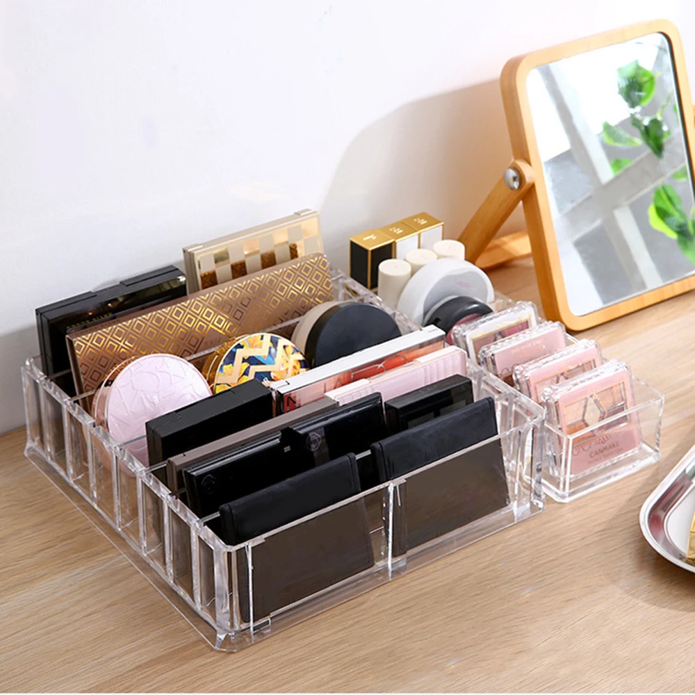 1pc Muti-size Desktop/Drawer Makeup Organizer Storage Box Cosmetic Holder Lipstick Organiser Transparent Tools Case |