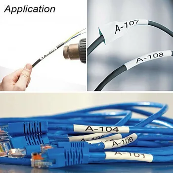 

Labeling Machines Heat Shrinkable Tube11.7mm For Brother PT-E300VP PT-E550WVP Casing Marking Machine Heat Shrinkable Tube Printe