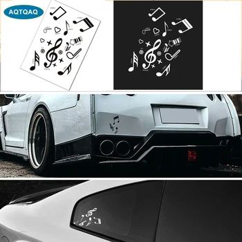 

1Pcs Car Sticker Musical Note Music Symbol Doodle Vinyl Auto Decal Laptop Window Automobile Tuning Car Styling