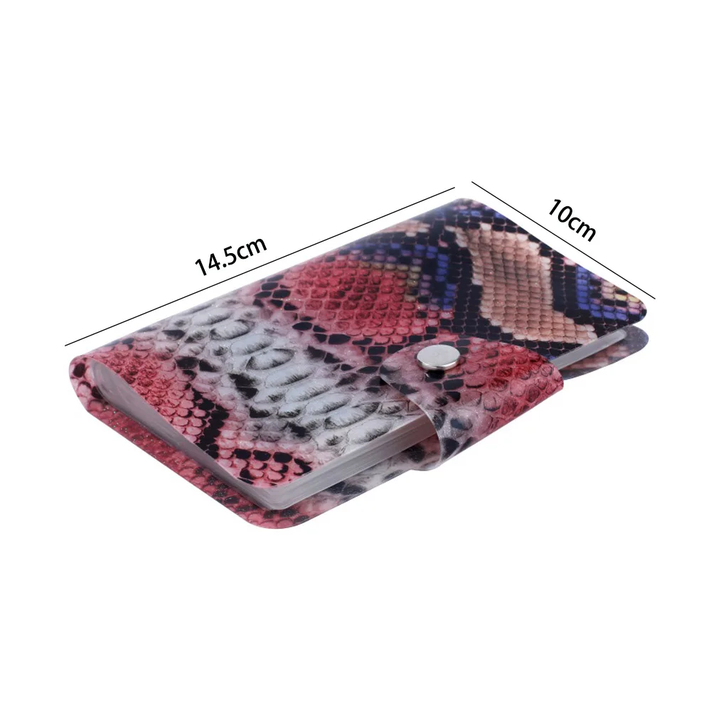 1pc Nail Stamping Plate Holder Case Round Square Rectangular 20 Slots Professional Manicure Nail Art Plate Organizer Bag