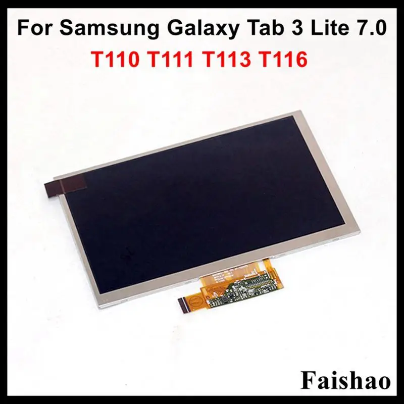 ЖК экран для Samsung Galaxy Tab 3 Lite 7 0 сменная панель T111 T113 T116|ЖК-экраны и панели планшетов|