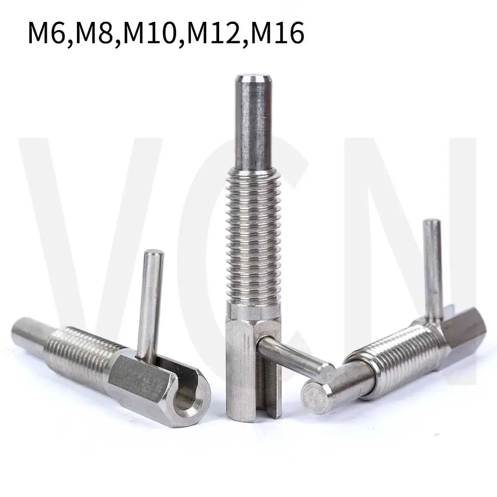 수동식 플런저 인덱스 볼트 LBLT VCN233 인덱싱 플런저, L 핸들, 긴 스트로크, 잠금 장치 포함, 너트 없음, M6M8M10M12M16