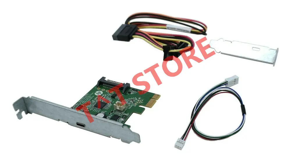 

Original for HP USB 3.1 TypeCx1 PCIe x1 Card Kit with bracket and Cables board test good free shipping