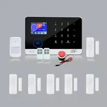 Жидкокристаллическая сенсорная клавиатура дисплей беспроводная домашняя охранная сигнализация