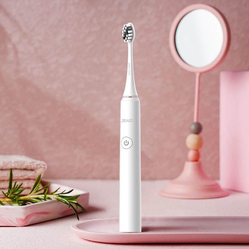 SEAGO Electric Toothbrush USB Fast Rechargeable Sonic Automatic Replacement Tooth Brush Adult Waterproof Whitenig Best Gift SEAGO Electric Toothbrush USB Fast Rechargeable Sonic Automatic Replacement Tooth Brush Adult Waterproof Whitenig Best Gift