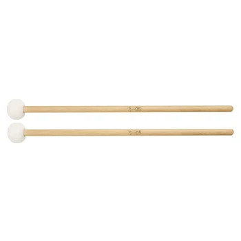 

Professional Drum Sticks Solid Wood Fixed Hammer Elliptical Type Comfortable and Smooth Large Musical Instruments Drum Sticks