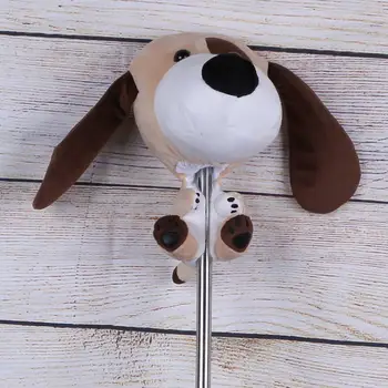 

Soft Fleece Golf Putter Protective Cute Cartoon Puppy Dog Golf Club Head Covers Protector for 460CC No.1 Drive Golf Accessories