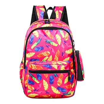 

Mobile Phone Waterproof Hiking Teenage Girls Camping School Bags Daily Printed Portable Travel Large Capacity Women Backpack