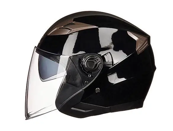 GXT Casco мотоциклетный медиа cara ABS Casco de moto de seguridad Electrica Casco de doble lente moto Casque для женщин/hombr - Цвет: 1