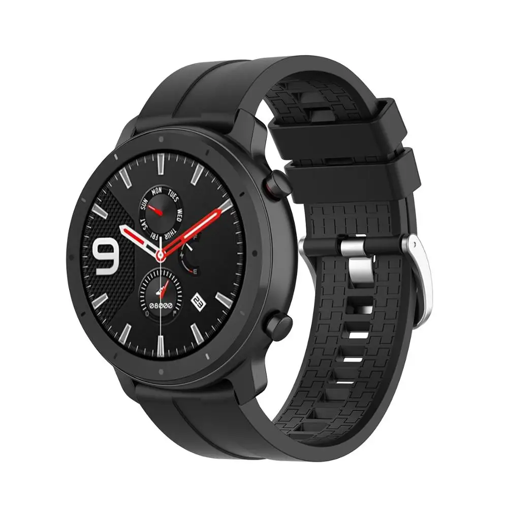 22 мм браслет для Amazfit GTR 47 ремешок Xiaomi Huami gtr Pace/1 Stratos/2 Смарт часы спортивный