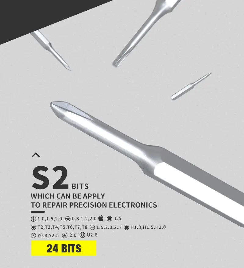 S-2 screwdriver bits