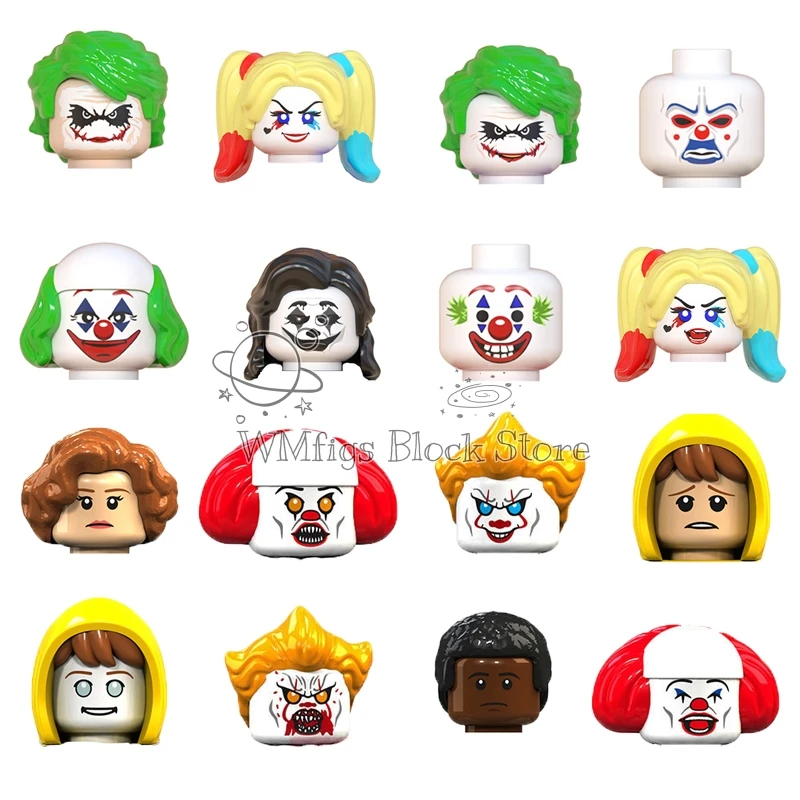 DC Film series The Joker  Kuiying Demonize George Figures Head Fittings Building Block Toy Children Dream Ghost Baby Gift