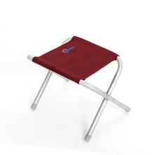 Folding Chair Fishing Stool Ultra-Light Aluminum Alloy Oxford Cloth Chair Picnic Barbecue Fishing Stool with Non-Slip Bottom