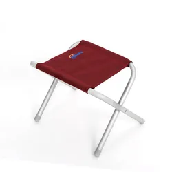 Folding Chair Fishing Stool Ultra-Light Aluminum Alloy Oxford Cloth Chair Picnic Barbecue Fishing Stool with Non-Slip Bottom