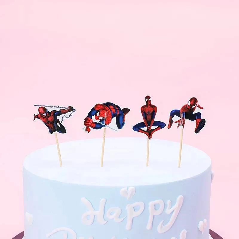 Superman Wedding Cake Toppers | Cake Figure Superman Birthday - 24pcs Cartoon  Cake - Aliexpress