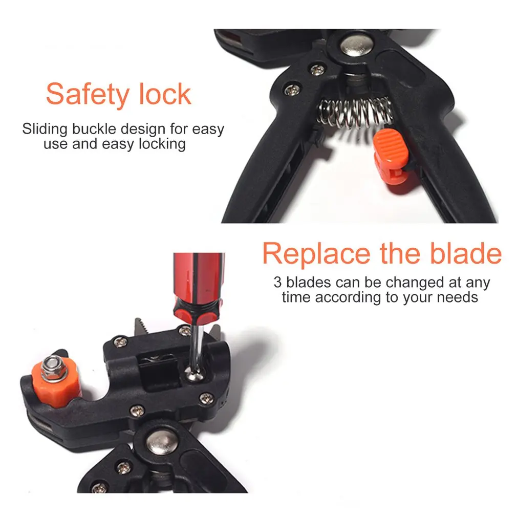 Garden Farming Pruning Shears Scissor set Fruit Tree Grafting Pruner Secateurs Cutting Shears Garden Tool Garden Grafting Tool