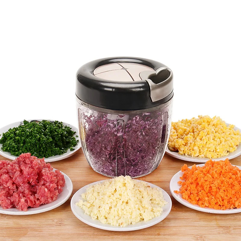 

Household Manual Food Chopper Vegetable Choppers Shredder Multifunction Food Processor Meat Machine Crusher