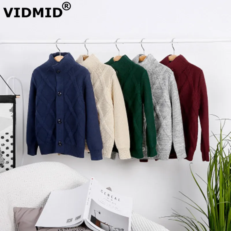 VIDMID Autumn winter Kids baby boys cardigan coat boys sweaters cotton Baby Boys jacket sweaters children's clothing 7088 01