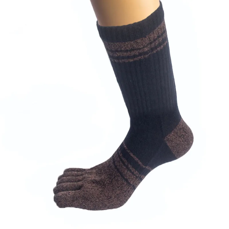 Мужские длинные носки без пятки с пяткой в японском стиле; хлопковые толстые теплые дышащие носки с пальцами; meias calcetines skarpetki