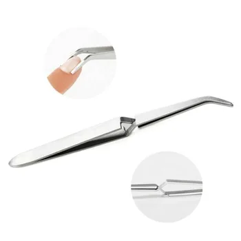 

1Pc Multifunction Stainless Steel Nail Art Shaping Tweezers Cross Nail Clip Manicure Tools Fashion New Nail Art Tool