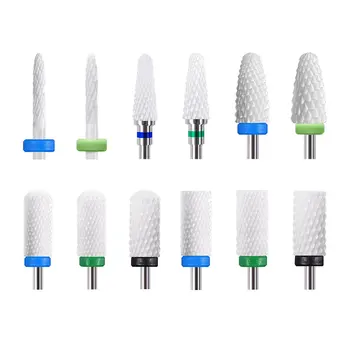 

2.35mm Ceramic Nail Drill Bit Electric Milling Cutter for Manicure Nail Drill Machine Accessoires Nail Art Tool Polish Remove