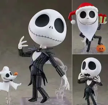 

1011 The Nightmare Before Christmas Jack Change Face Toys Doll Christmas GIFT figura Action Figure Figurines