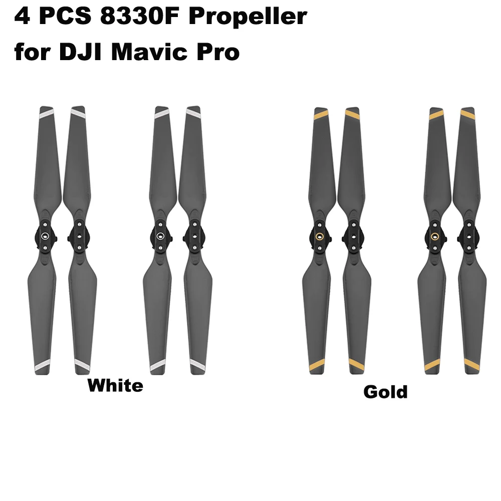 4Pcs 8330F Elica Per Dji Mavic Pro Fly Più Combo Pieghevole Lame 8330F A Sgancio Rapido Propeller Cw Ccw Puntelli Parti