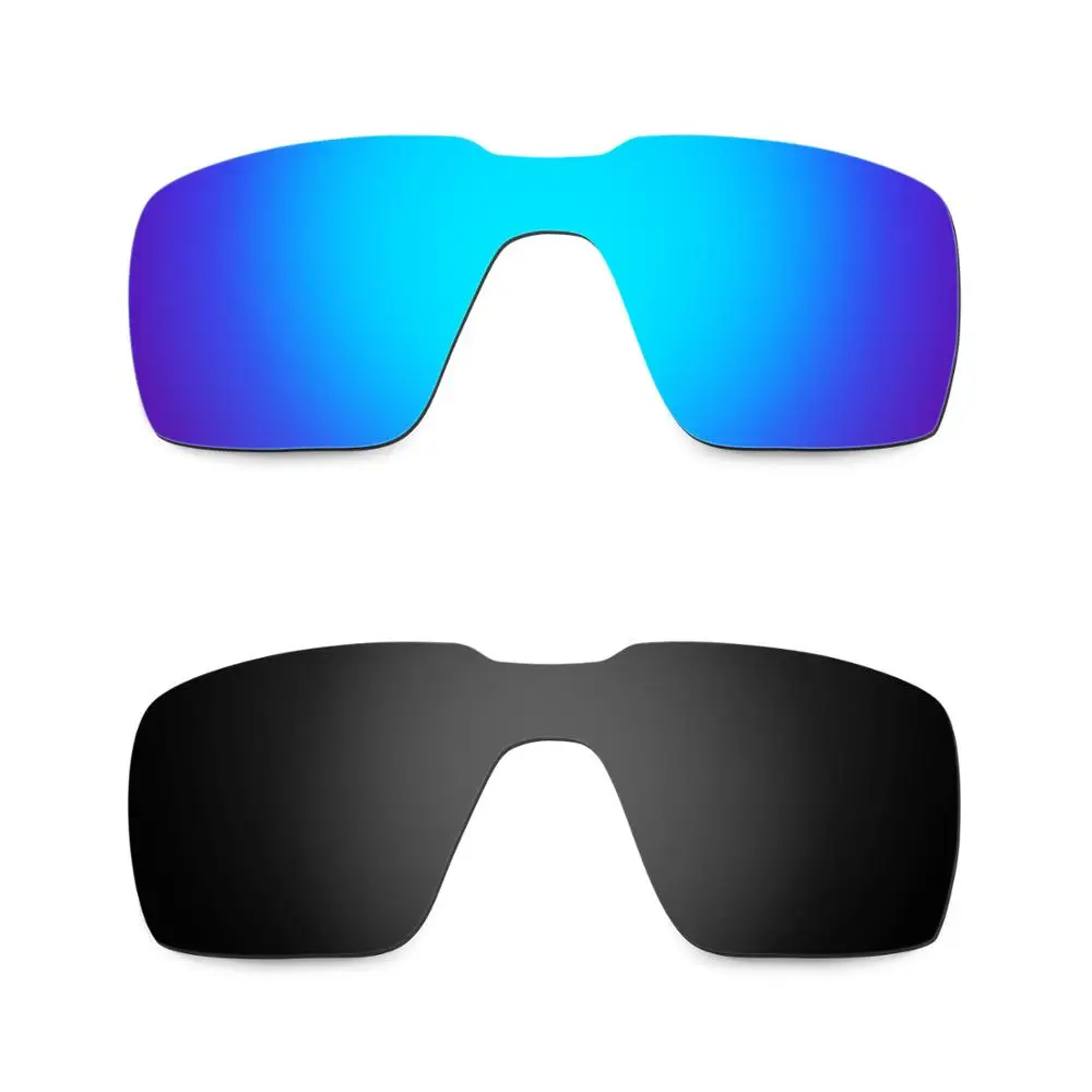 

HKUCO для пробации солнцезащитные очки замена Поляризованные линзы 2 пары-синий и черный