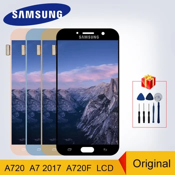 

SM-A720 Original For Samsung Galaxy A7 2017 A720 LCD A720F A720M Display LCD Touch Screen Digitizer Replacement Parts