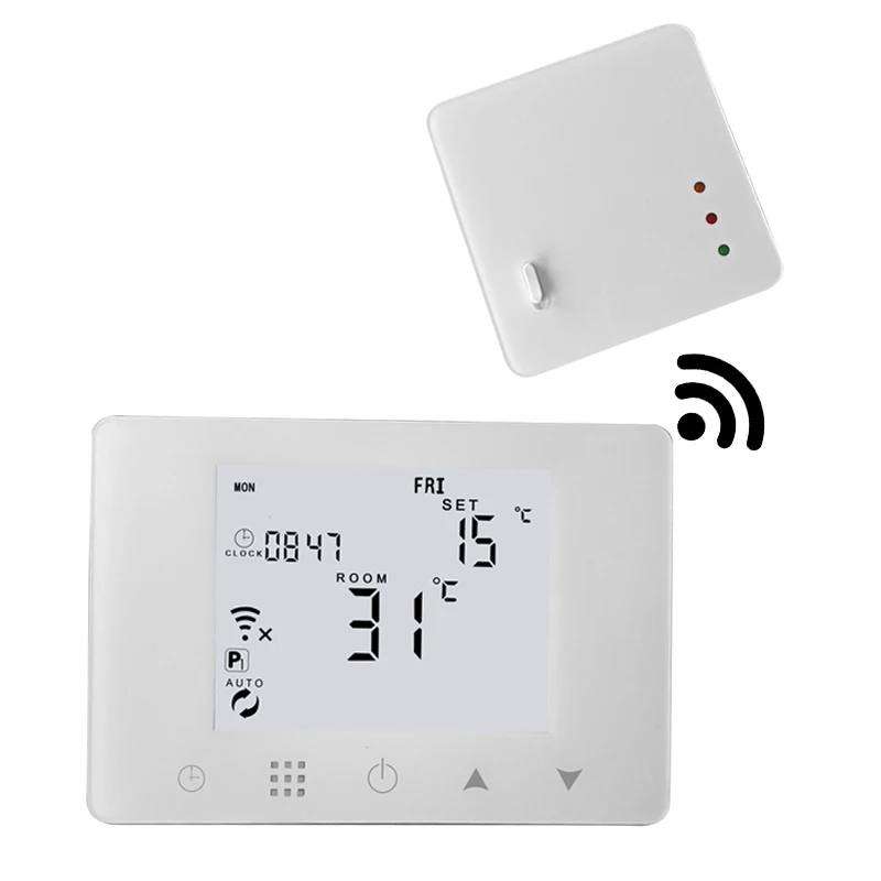 wifi thermostat термостат регулятор температуры Термостат wifi FR беспроводной подогрев пола термостаты центральное отопление батарея программируемый комнатный термостат для бойлера 16А 220 В wireless thermostat alexa