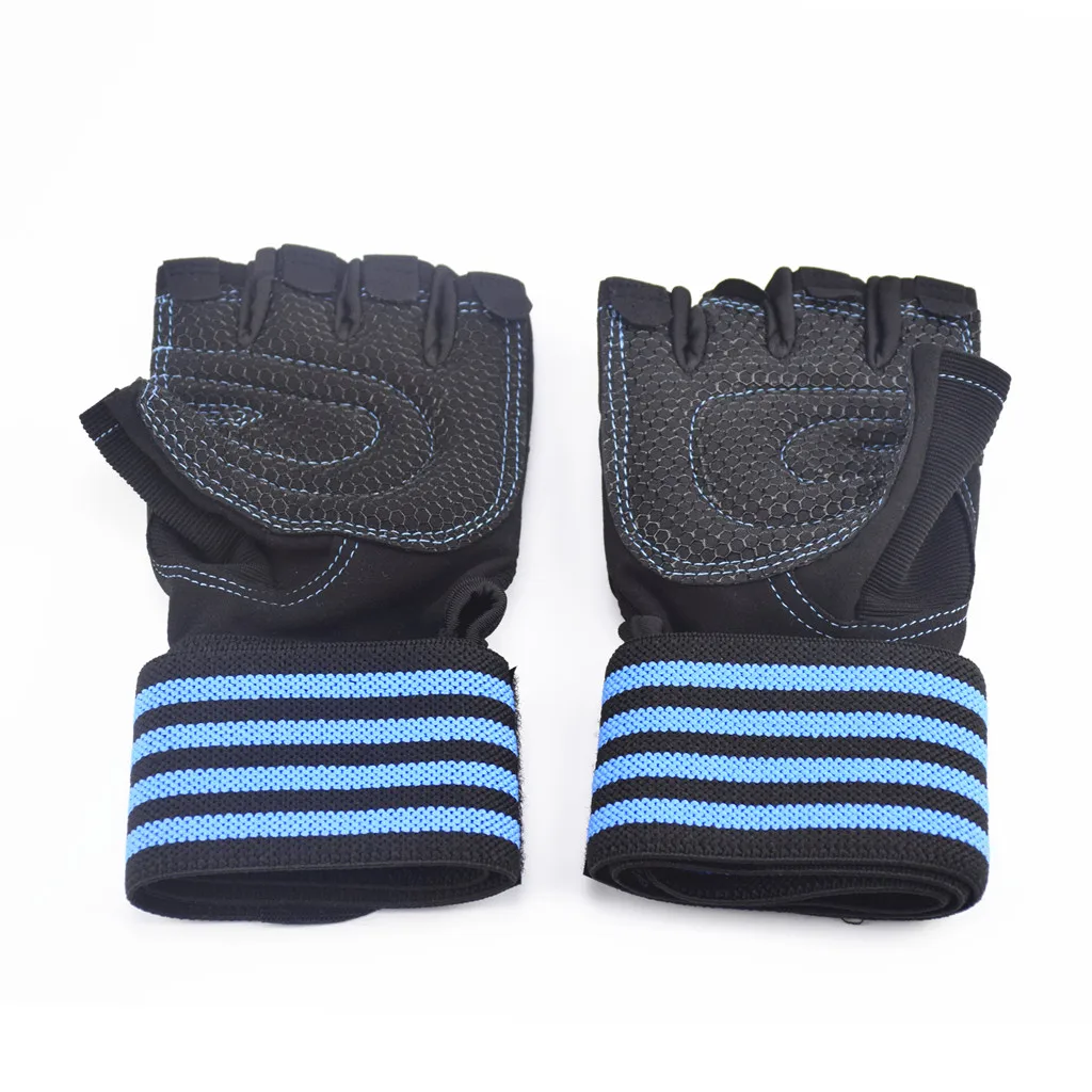 Перчатки для тренировки в спортзале с поддержкой запястья для мужчин и женщин Кроссфит фитнес упражнения Powerlifting equipment мужские т перчатки