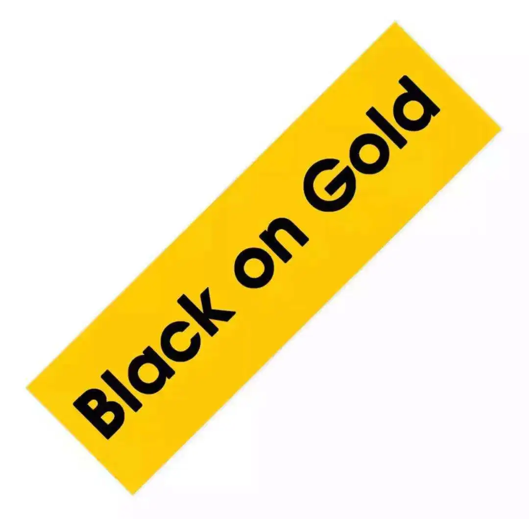 Black on Gold
