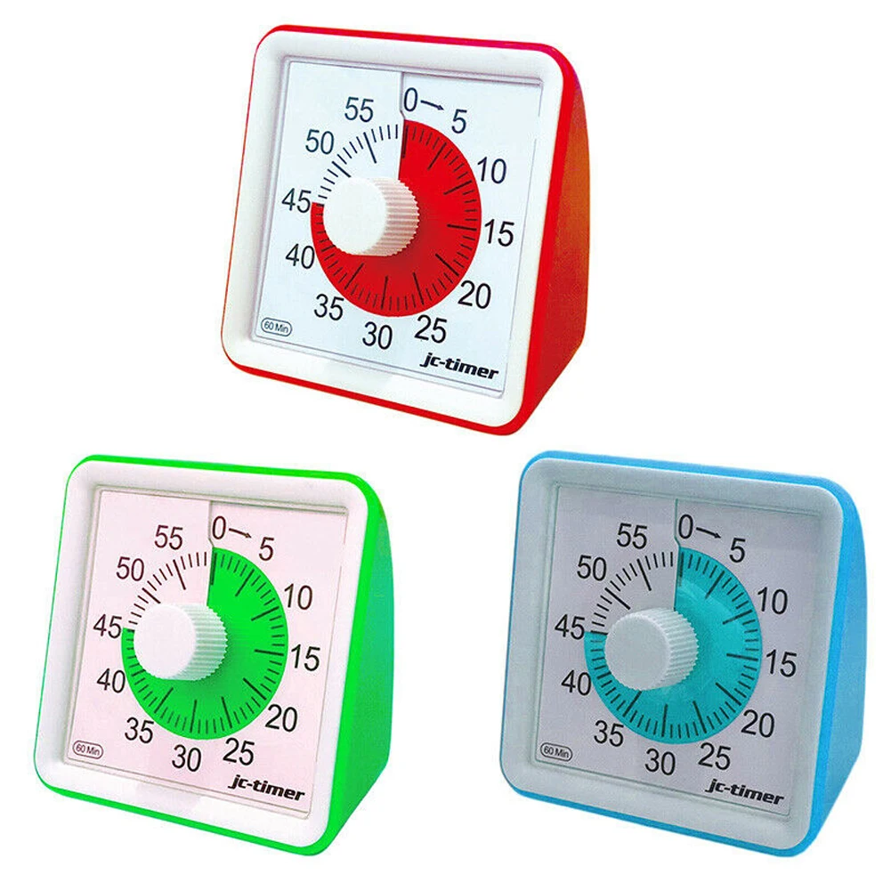 60 минут студенческие инструменты Регулируемый Кухонный домашний таймер для
