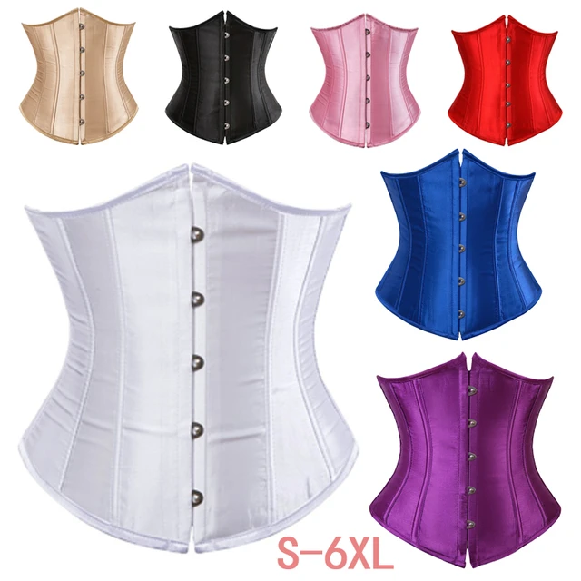 Sexy Gothic Underbust Corset Waist Cincher Shapewear Workout Belt