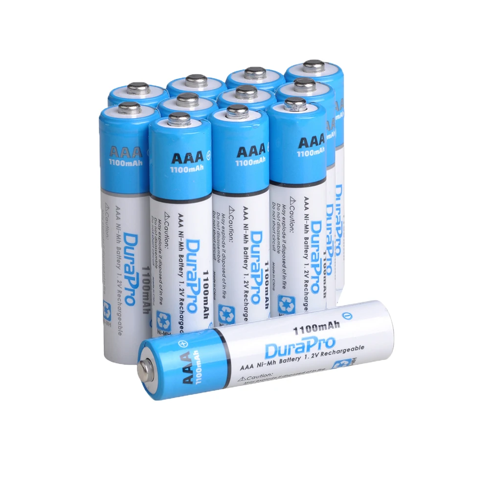 DuraPro 2800MAH AA или 1100mAH AAA Ni-MH аккумуляторы для камеры, калькулятора, mp3-плеера и т. Д - Цвет: 12 AAA