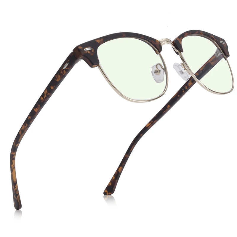 C3Leopard AOFLY фирменный дизайн винтажные мужские очки компьютерные квадратные анти-голубые световые светофильтры женские оптические очки оправа UV400 - Цвет оправы: C3Leopard