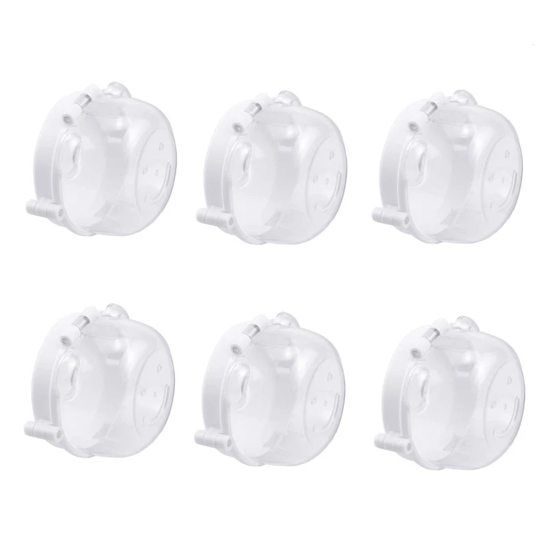 

6 Pack Stove Knob Covers Child Safety Guards Kitchen Gas Knob Covers Locks Child-Proof Gas Stove Switch Protection Cover Gas Kno
