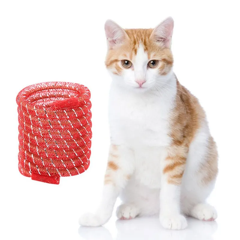 

New Pet Cat Spring Toy Flexible Pipe Colorful Coil Spiral Springs Pet Action Wide Durable Interactive Toys Pet Cat Dog Supplies