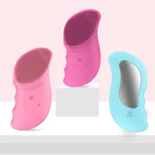 Силиконовая электрическая Очищающая Массажная щетка стиральная машина водонепроницаемый силиконовый инструмент для чистки лица Уход за лицом