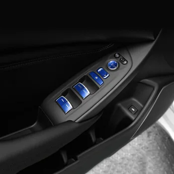 

Aluminum Button Cover Car Auto Window Lift Switch Sequin Stickers For Honda Accord 2018-2020 10x