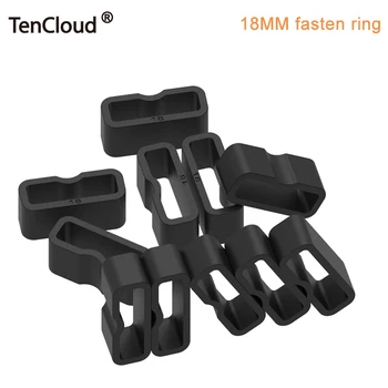 

Wristband Fasten Ring For Garmin vivoactive 4S Fixed Keeper Replacement Rubber Loop For GarminMove 3S Strap Band Keeper 18mm