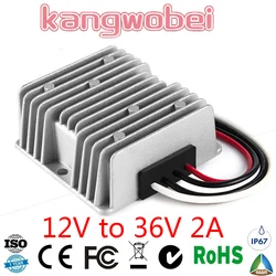 12V to 36V 2AMP 72W Converter Boost Module 12VDC TO 36VDC DC-DC Step Up Power Regulator  CE Certificated  FOR AUTOMOTIVES