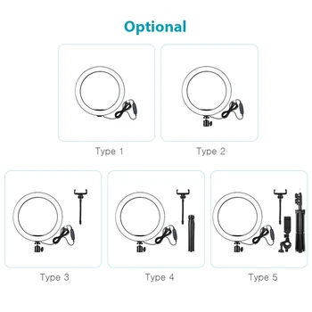 

New 10.2" LED Ring Light Make Up Light with Tripod Stand Phone Holder 3 Light Modes for Live Streaming Makeup tiktok Video Vlog