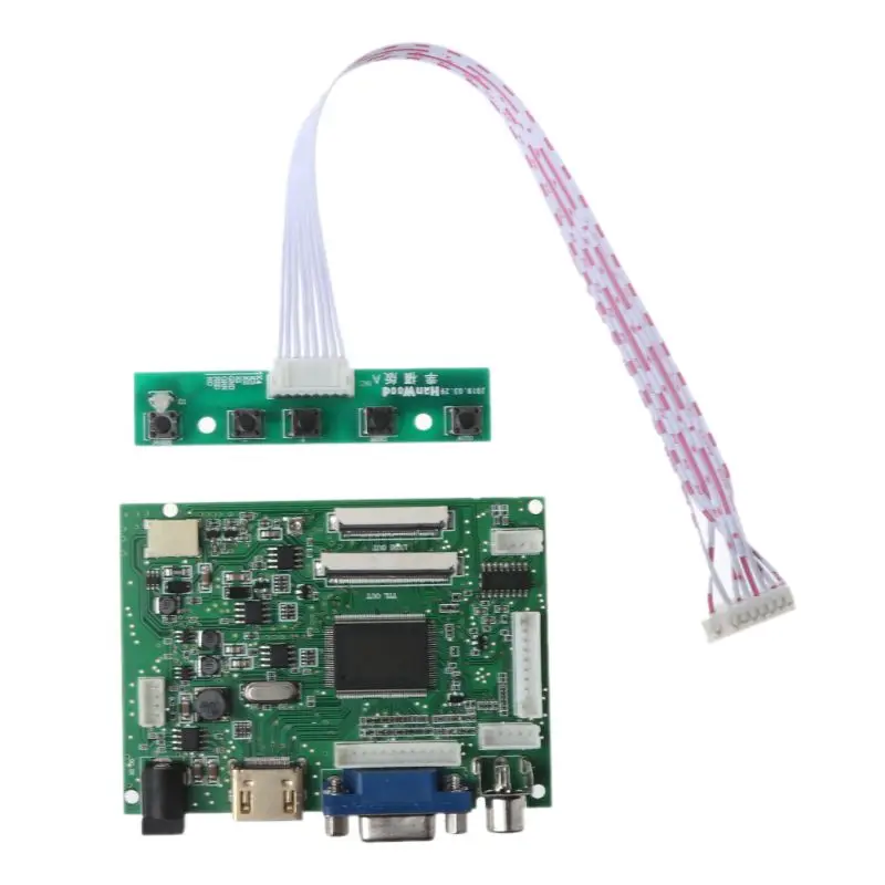 1 комплект HDMI VGA 2AV 40/50Pin ПК плата контроллера для Raspberry PI 3 EJ101IA-01G