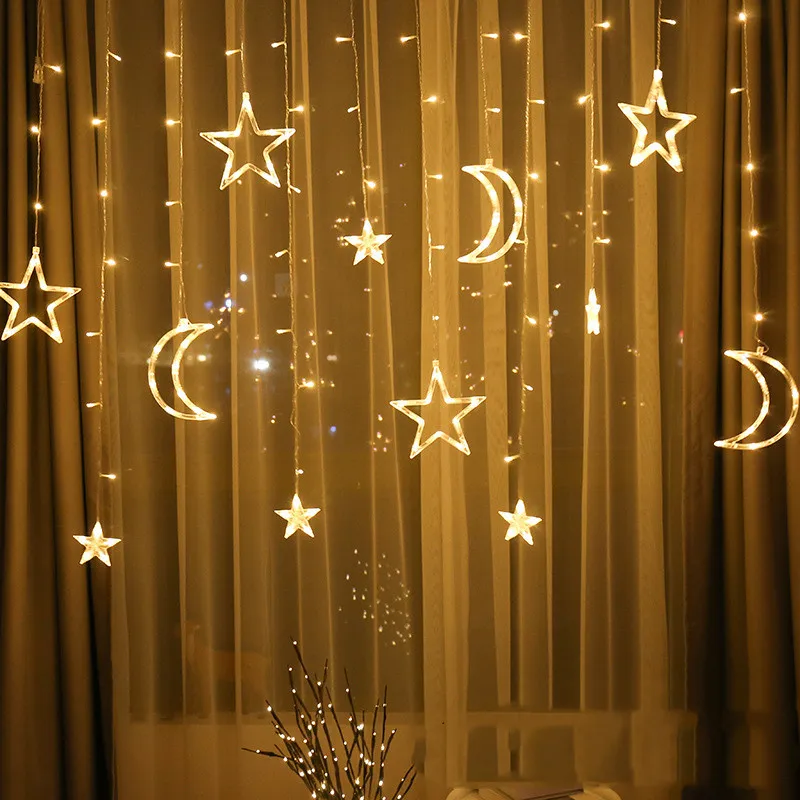 3-5M-Curtain-Led-Star-Lights-Moon-Lights-Lanterns-Lights-Irregular-Lights-Strings-Moon-Stars-Christmas(4)